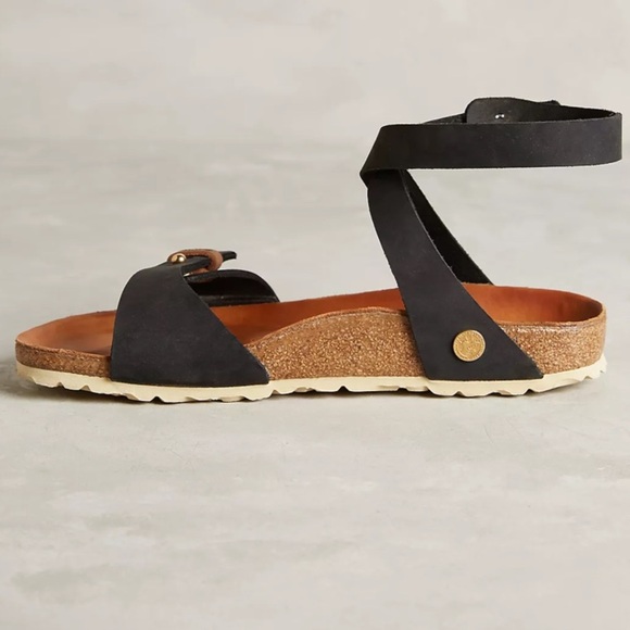 BIRKENSTOCK DELHI PREMIUM LEATHER SANDAL in Black 39 Narrow/8.5 - Picture 3 of 8